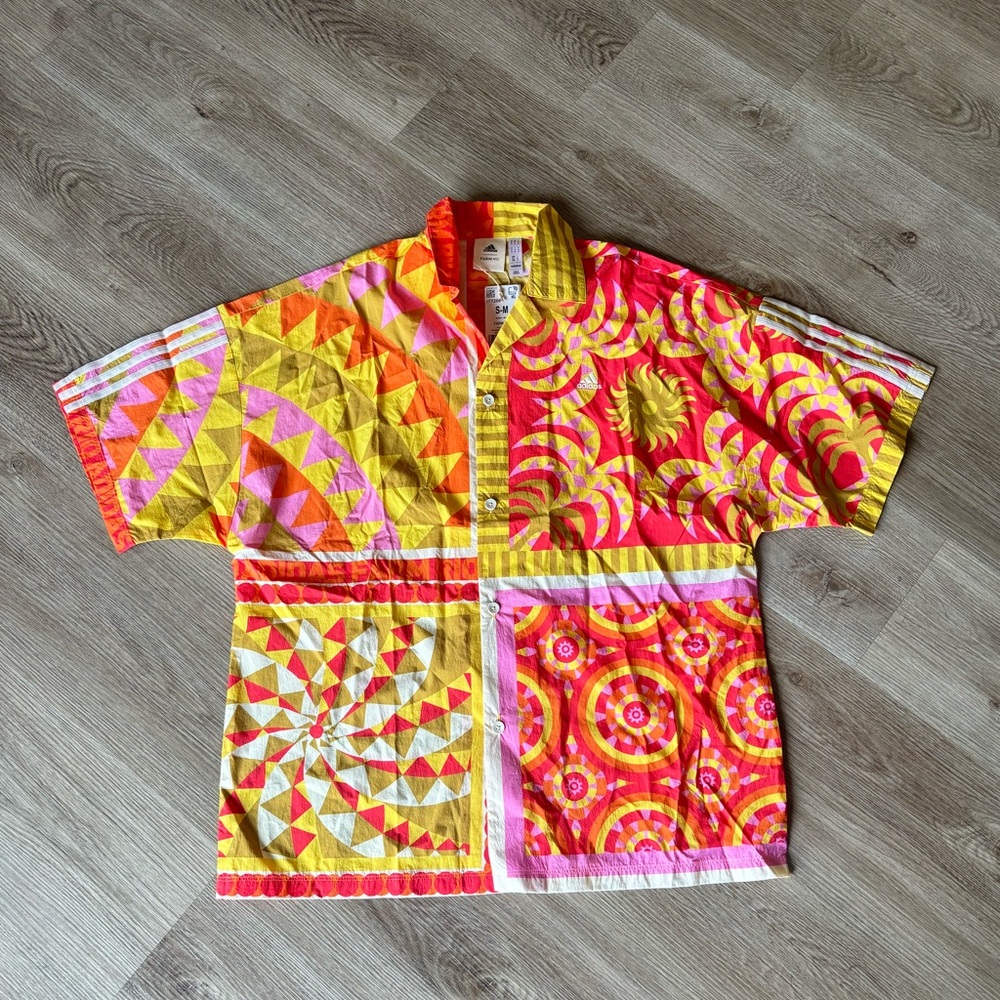Adidas Farm Solar Kaleidoscope Pink Top - Picture 5 of 11